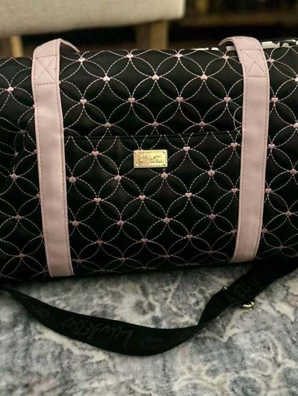 Luv Betsey by Betsey Johnson Quilted Duffel Bag
